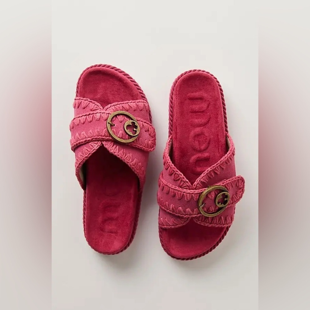 MOU Fruit Punch Slides Size 10 NIB NWT - image 1